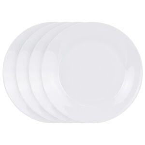 4dílná sada mělkých talířů White, 24 cm