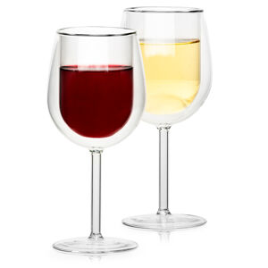 4home Termo sklenice na víno Hot&Cool  300 ml, 2 ks