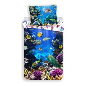 Jerry Fabrics Bavlněné povlečení Sea World, 140 x 200 cm, 70 x 90 cm