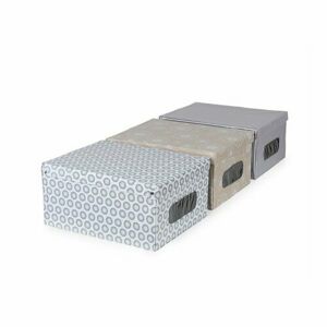 Compactor Skládací úložná krabice s víkem MAMY, 3 ks, 50 x 40 x 25 cm
