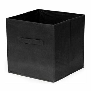 Compactor Skládací úložný box pro police a knihovny, 31 x 31 x 31 cm, černá