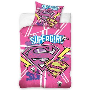Dětské bavlněné povlečení Supergirl, 140 x 200 cm, 70 x 80 cm