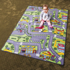 Vopi Dětský koberec City life vícebarevný, 80 x 120 cm
