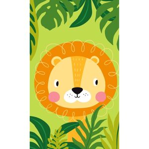 Dětský ručník Lev v džungli, 30 x 50 cm