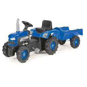 Dolu Dětský traktor šlapací s vlečkou, modrá