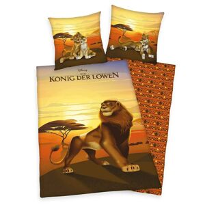 Herding Dětské bavlněné povlečení Lion King, 140 x 200 cm, 70 x 90 cm