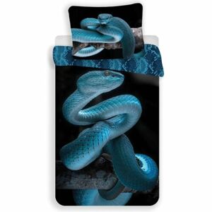 Jerry Fabrics Bavlněné povlečení Snake, 140 x 200 cm, 70 x 90 cm