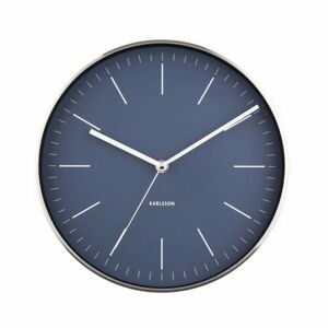 Karlsson 5732BL designové nástěnné hodiny, pr. 28 cm
