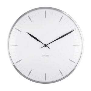 Karlsson 5761WH designové nástěnné hodiny, pr. 40 cm