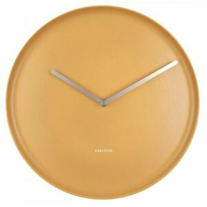 Karlsson 5786YE designové nástěnné hodiny, pr. 35 cm