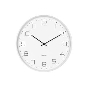 Karlsson KA5751WH Designové nástěnné hodiny, 40 cm