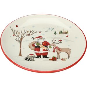 Keramický dezertní talíř Santa, 20 cm