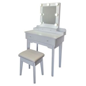 Kosmetický stolek se zrcadlem Beata, 75 x 40  x 133 cm