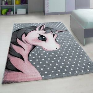 Vopi Kusový dětský koberec Kids 590 pink, 120 x 170 cm