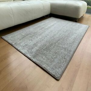 Kusový koberec Capri taupe, pr. 120 cm