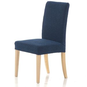 Multielastický potah na židli Petra modrá, 40 - 50 cm, sada 2 ks