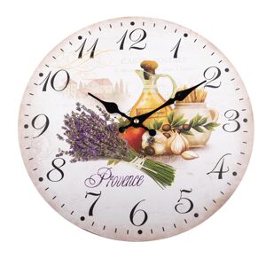 Nástěnné hodiny Provence styl, 34 cm