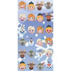 Osuška Emoji Ledové království Frozen, 70 x 140 cm