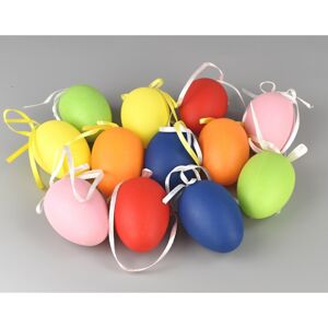 Sada velikonočních barevných vajíček, 12 ks