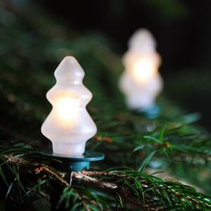 Světelný řetěz Vánoční stromek bílá, 12 žárovek
