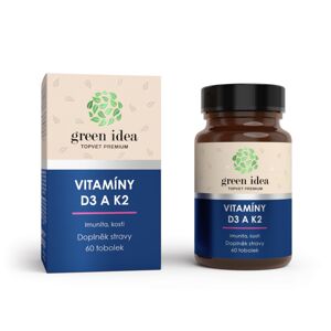 Topvet Vitamíny D3 a K2, 60 tobolek