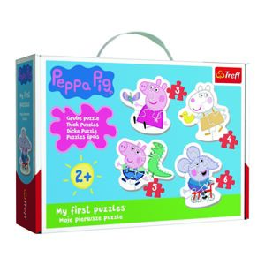 TREFL Baby Prasátko Peppa 4v1 3,4,5,6 dílků