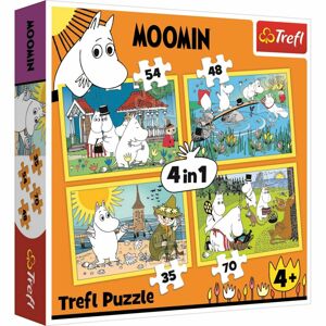 Trefl Puzzle Mumínci 4v1 35, 48, 54, 70 dílků