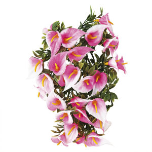 Umělé květiny kala, růžová, 30 cm, HTH