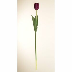 Umělá květina Tulipán fialová, 60 cm