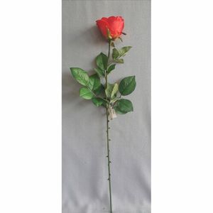 Umělá růže červená, 69 cm