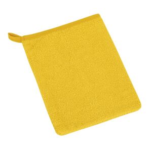Žínka froté žlutá, 17 x 25 cm